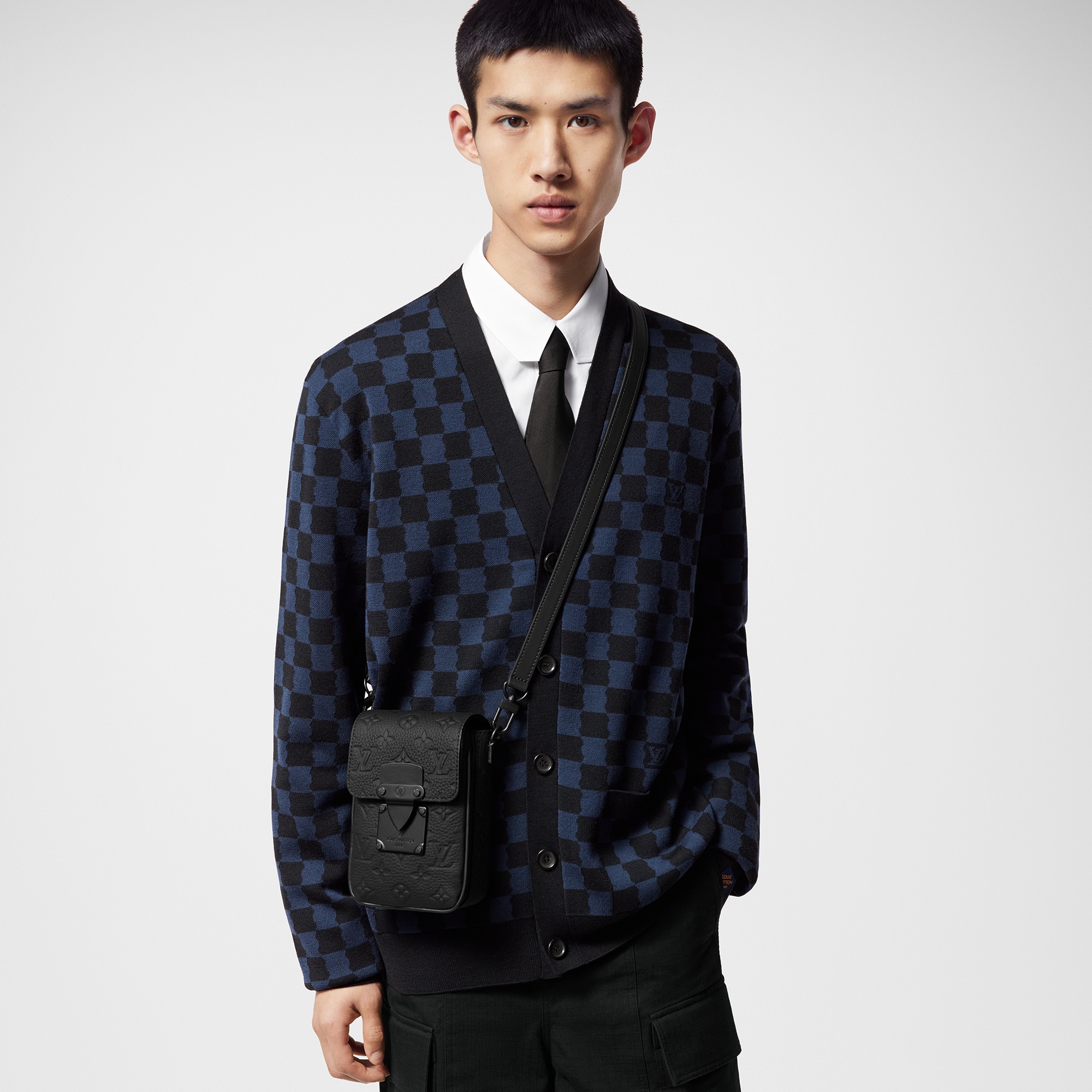 S-Lock Vertical Wearable Wallet - Luxury Monogram Taurillon